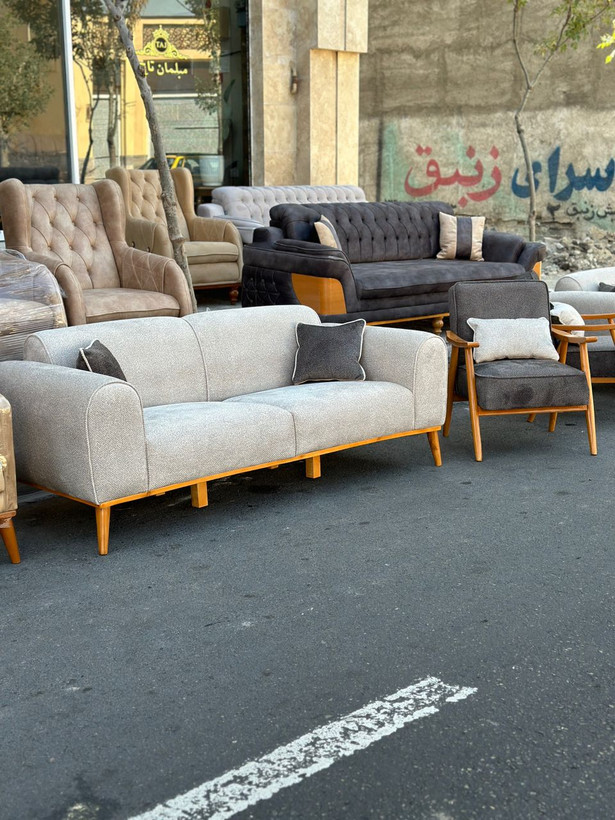 مبل راحتی مینیمال بارسلون ساده