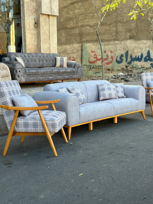 مبل راحتی مینیمال بارسلون ساده
