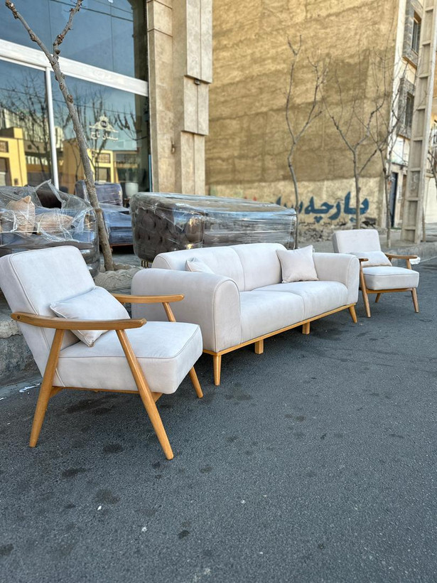 مبل راحتی مینیمال بارسلون ساده