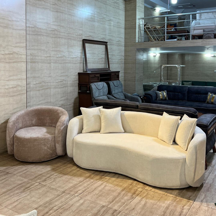 مبل راحتی مینیمال لوبیایی تدی